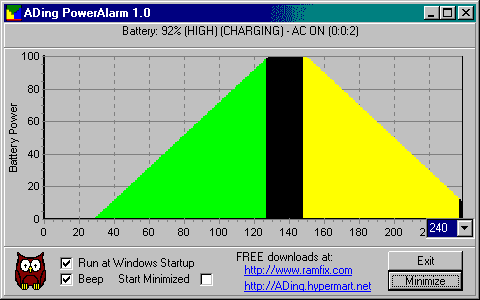 ADing PowerAlarm Screenshot